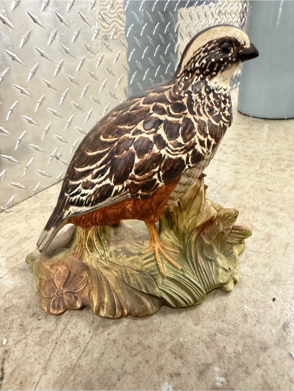 Vintage Signed Quail Figure Especially Made For Riches Atlanta Rare